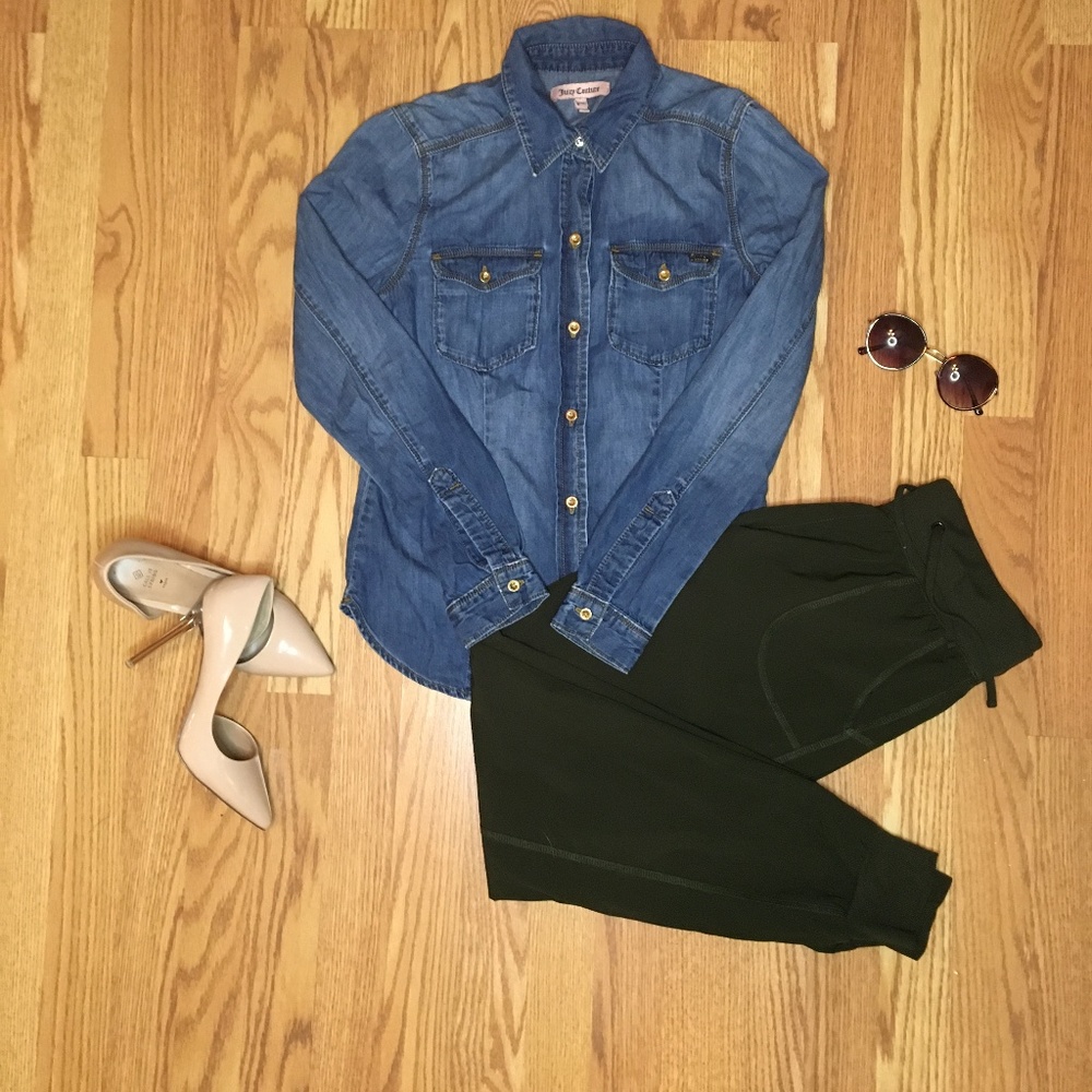XS Juicy Couture Denim Shirt